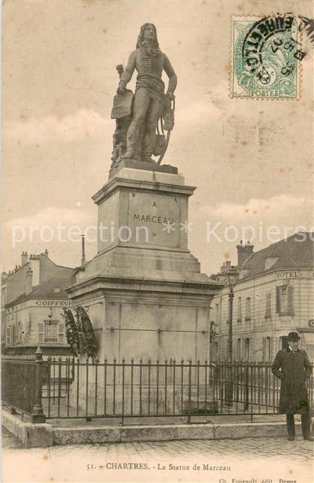 Chartres 28 La Statue de Marceau Monument
