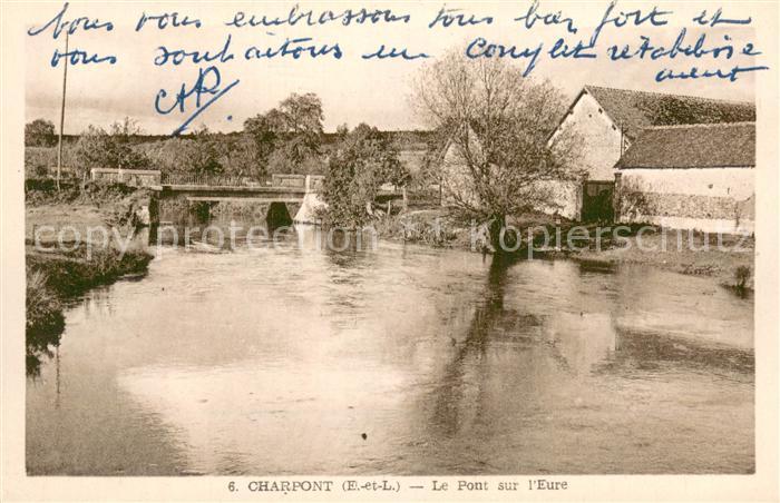 Charpont 28 Le pont sur l Eure