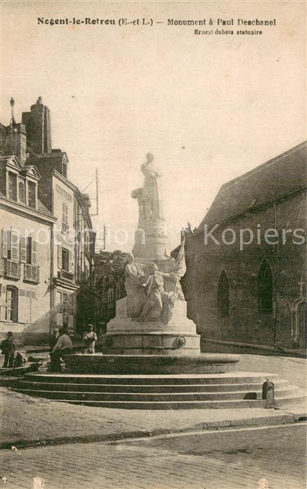Nogent-le-Rotrou Monument a Paul Deschanel