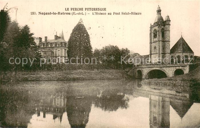 Nogent-le-Rotrou L Huisne au Pont Saint Hilaire
