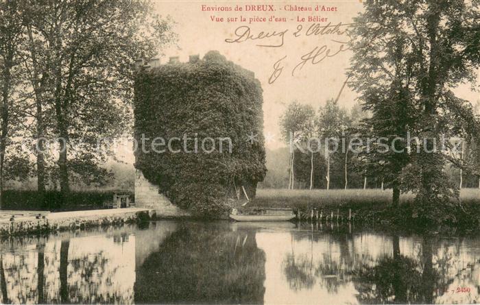 Anet 28 Chateau Le Bélier étang