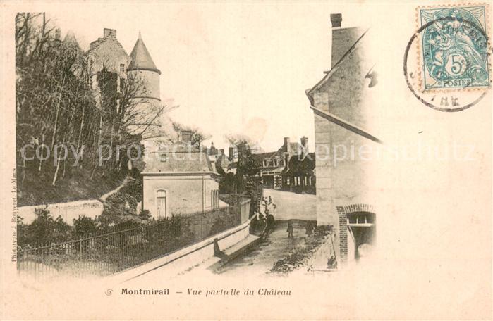 Montmirail Marne Vue partielle du Chateau