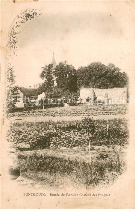 Pontgouin 28 Entrée de l ancien Chateau des Evèques