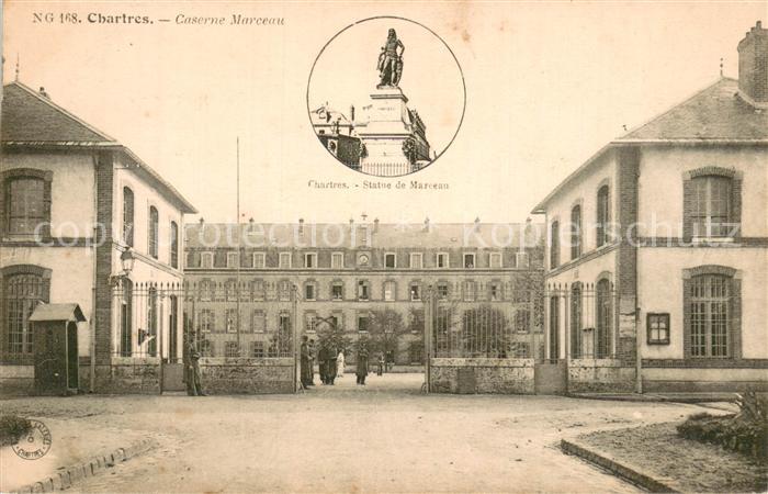 Chartres 28 Caserne Marceau Statue de Marceau Monument