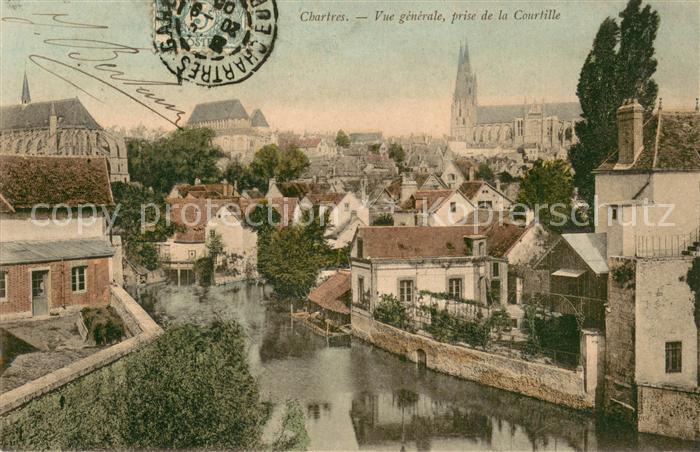 Chartres 28 Vue Generale prise de la Courtille