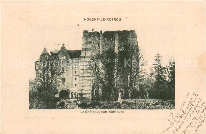 Nogent-le-Rotrou Chateau vue intérieure