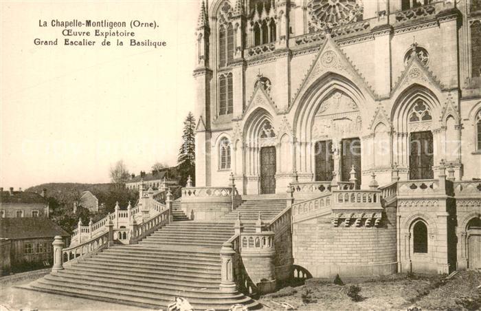 La Chapelle-Montligeon 61 Oeuvre Expiatoire Grand Escalier de la Basilique
