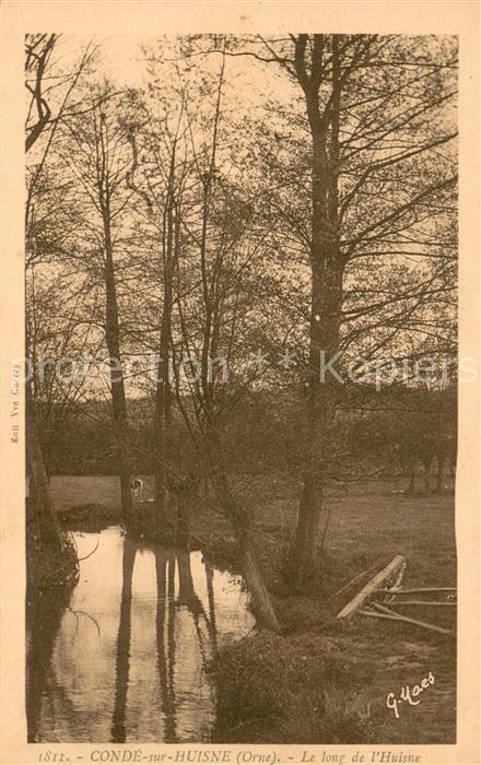 Conde-sur-Huisne 61 Orne Le long de l Huisne