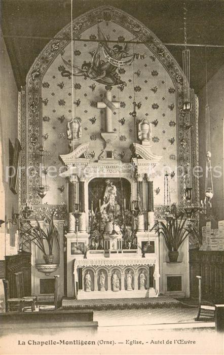 La Chapelle-Montligeon 61 Eglise Autel de l Oeuvre