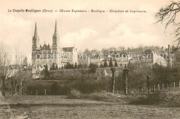 La Chapelle-Montligeon 61 Oeuvre Expiatoire Basilique Direction et Imprimerie