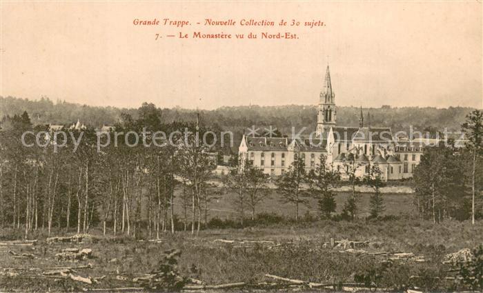 Soligny-la-Trappe Abbaye de la Grande Trappe Monastère vu