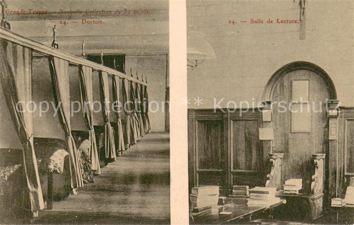 Soligny-la-Trappe Abbaye de la Grande Trappe le dortoir Salle de Lecture