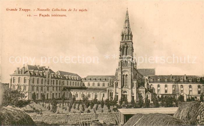 Soligny-la-Trappe Abbaye de la Grande Trappe facade intérieure