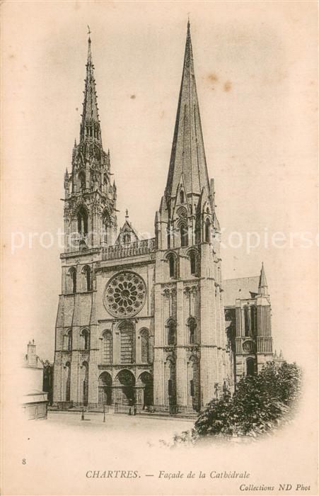 Chartres 28 Facade de la Cathedrale