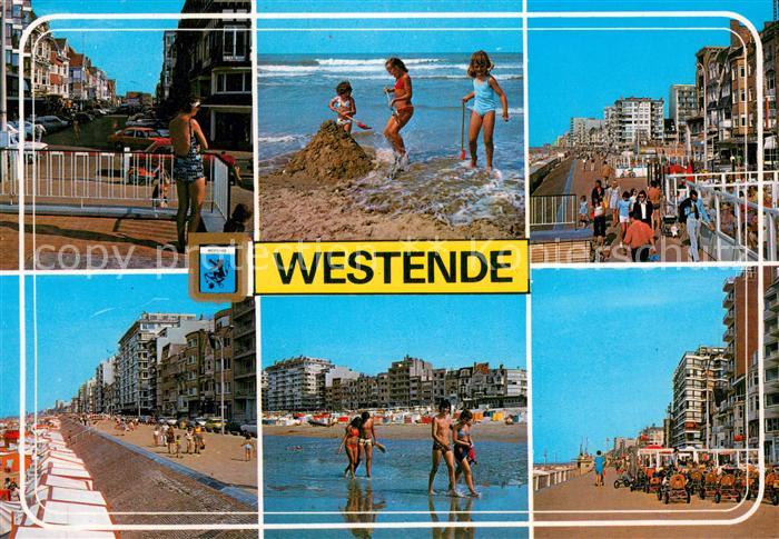 Westende Strassenpartie Strand Promenade