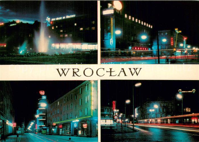 WROCLAW Breslau PL Motive Innenstadt Nachtaufnahmen