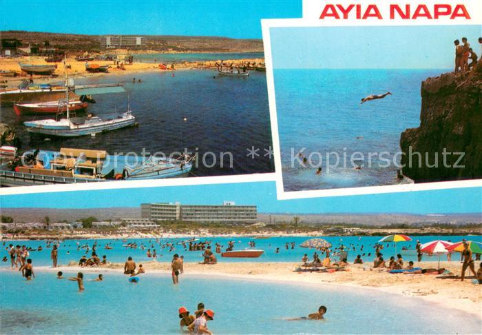 Ayia Napa Agia Napa Kuestenpanorama Strand Klippenspringen