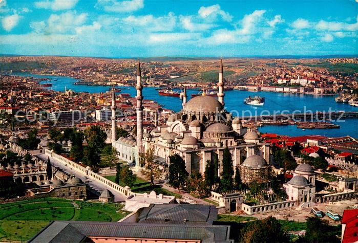 Istanbul Constantinopel TK Mosque of Soliman and the Golden Horn