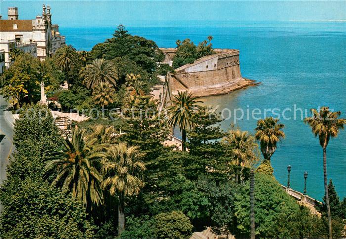 Cadiz Andalucia ES Panorámica de la Alameda del Marqués de Comillas