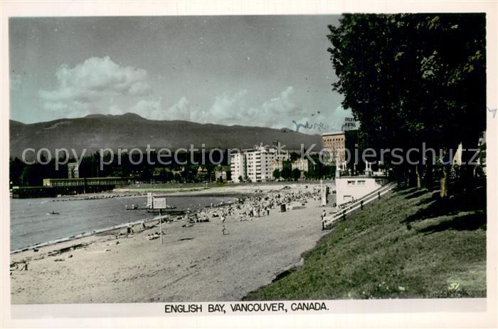 Vancouver BC Canada English Bay