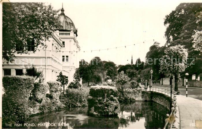 Matlock  UK Fish pond Matlok Bath