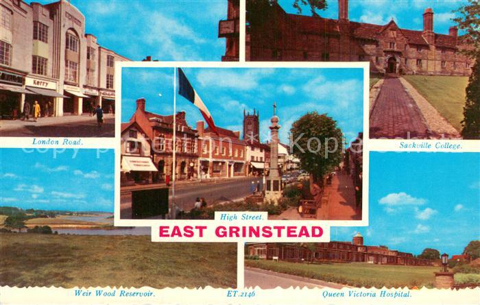 East Grinstead  UK London Road - Sackville College - Queen ViCtoria Hospital