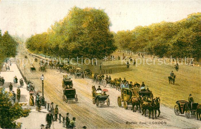 London  UK Rotton Row Kutschen Gespanne