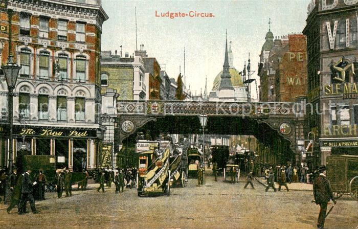 London  UK Ludgate-Circus