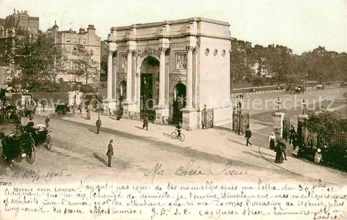 London  UK Marble Arch Gespanne
