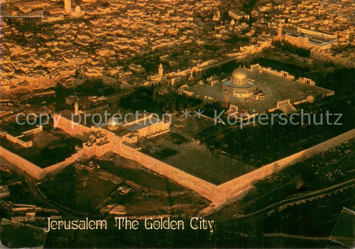 Jerusalem Yerushalayim Fliegeraufnahme Golden City