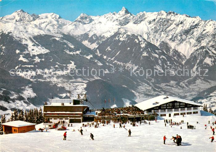 Schruns Vorarlberg BErgstation Kapellalpe Skigebiet Restaurant m. Sonnenterrasse