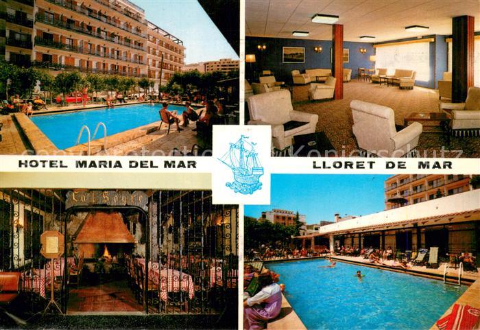 Lloret de Mar Hotel Maria de Mar Teilansichten m. Pool