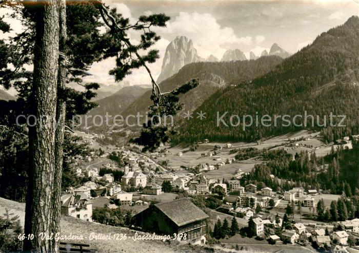 Sassolungo Langkofel Gesamtansicht