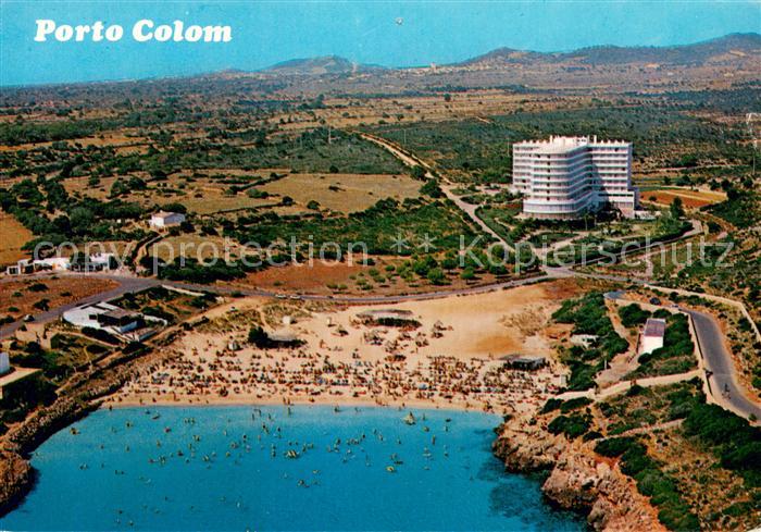 Porto Colom Fliegeraufnahme Strand-Panorama