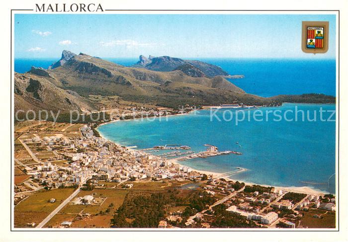 Puerto Pollensa Fliegeraufnahme Panorama