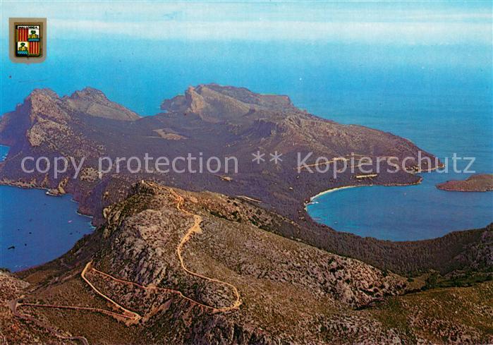 Puerto de Pollensa Fliegeraufnahme Cabo Fermentor