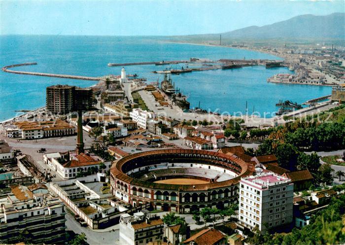 Malaga Andalucia Plaza de Toros u. Hafen