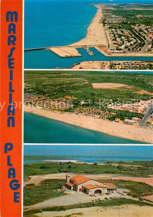Marseillan-Plage 34 Fliegeraufnahme Playsage du Languedoc