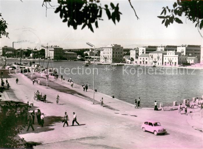 Zadar Zadra Zara Teilansicht am Wasser