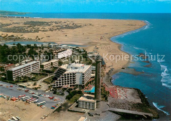 Maspalomas Gran Canaria ES Fliegeraufnahme Strand-Panorama