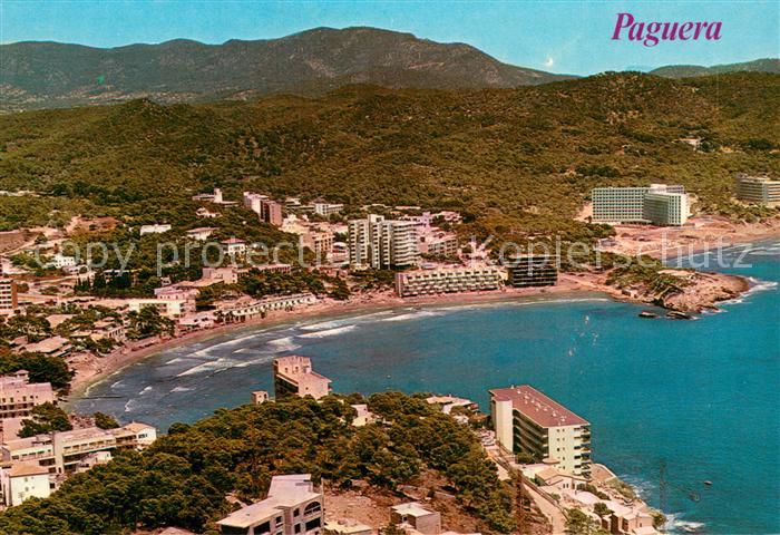 Paguera Mallorca Islas Baleares ES Gesamtansicht m. Strand