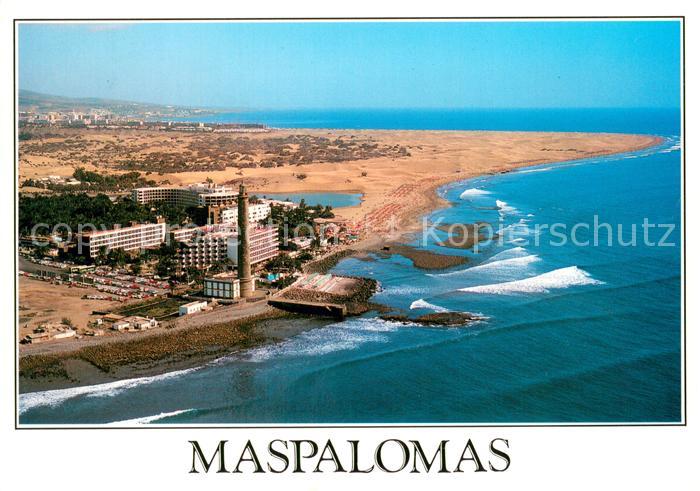 Maspalomas Gran Canaria ES Fliegeraufnahme Panorama Strand