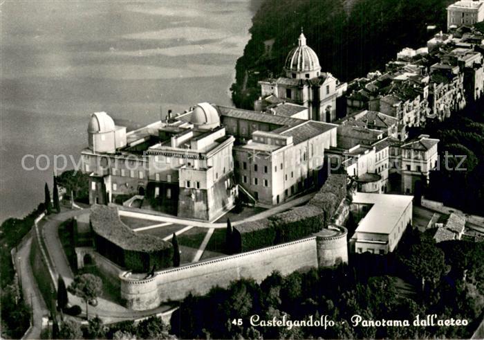 Castelgandolfo Fliegeraufnahme Gesamtansicht