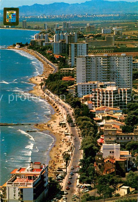 Benicasim ES Villen-Ansicht am Meer