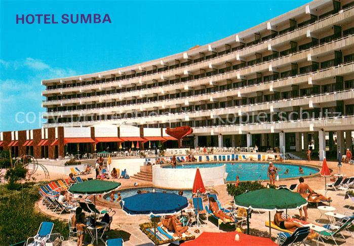 Cala Millor Mallorca Hotel Sumba Aussenansicht m. Pool