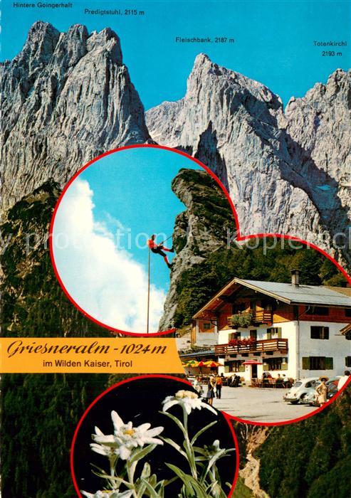 Griesneralm 1024m Kirchdorf Tirol AT Griesneralm im Wilden Kaiser Kletterparadie