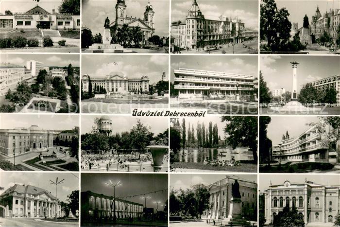 Debrecen Debrezin HU Teilansichten hist. Gebaeude