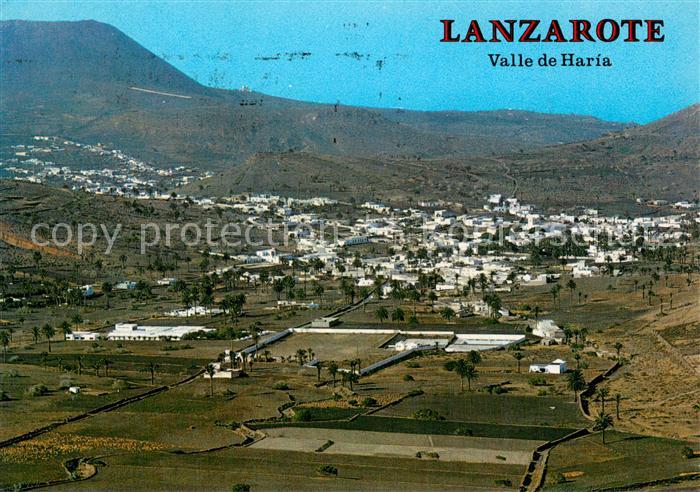 Lanzarote Kanarische Inseln ES Fliegeraufnahme Valle de Haria