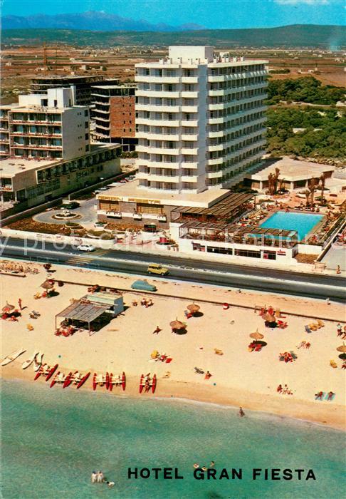 Playa de Palma Mallorca Fliegeraufnahme Hotel Gran Fiesta