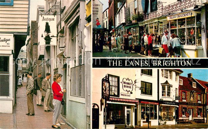 Brighton  East Sussex UK The Lanes